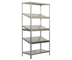 simonrack 8435104943991 2000 x 1000 x 400 mm Capacité 200 kg 5/400 simonexpo Plus Étagère 5 étages - Galva