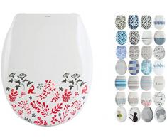 MSV Abattant WC, Multicolore, 45.5 x 37 x 5 cm, 30 unités