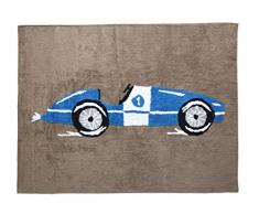 Aratextil Voiture Tapis Enfant, Coton, Marine, 120Â x 160Â cm