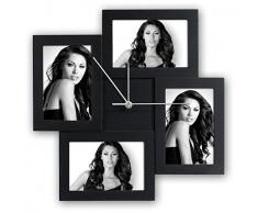 Zep FC004 Horloge Photo Murale Noir