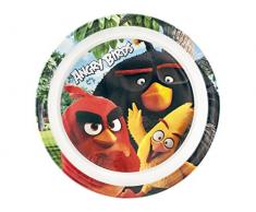 Lulabi Angry Birds Assiette en MÃ©lamine Multicolore 21 X 21 X 2 cm