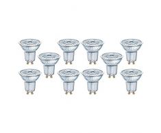 Osram LED SUPERSTAR PAR16 / Spot LED, Culot GU10, Dimmable, 7,2W Equivalent 80W, 220-240V, Angle : 36Â°, Blanc Froid 4000K, Lot de 10 piÃ¨ces