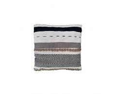Soleil docre Macrame Coussin, Coton, Multicolore, 45 x 45 cm