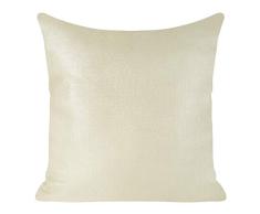 Eurofirany Lot de 2 Housses de Coussin Brillantes pour canapÃ© et Coussins dÃ©coratifs Beige/argentÃ© 45 x 45 cm