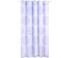 MSV 140788 Rideau de Douche Polyester + Plastique PolypropylÃ¨ne Baroque Gris 180 x 200 x 0,1 cm - 12 anneaux inclus