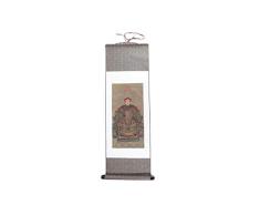 lachineuse KAKEMONO Empereur DE Chine - Impression sur Soie - 100 x 30 centimètres