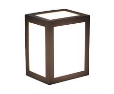V-TAC Lampe Applique LED 12 W, Wall Light Cube Noir Blanc Chaud 3000 K
