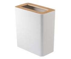YAMAZAKI home 3196Â Fin Poubelle, Blanc
