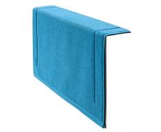 De Witte Lietaer 176159 Contessa Luxe Tapis de Bain CarrÃ© Coton OcÃ©an Blue 60 x 60 cm