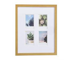 AmazonBasics Cadre photo pour instantanÃ© Instax - 4 photos - 8 x 5 cm, Laiton