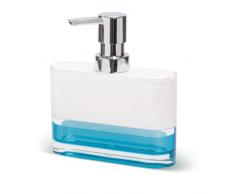 Tatkraft Distributeur de Savon Acrylique Bleu 12 x 5 x 14 cm