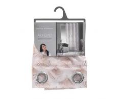 douceur dintÃ©rieur panneau a oeillets 140x240 cm voile metallise goldy rose/or rose