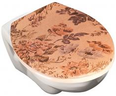 WENKO 78230500 abattant de wC en duroplast motif 45,5 x 4 x 38,5 cm