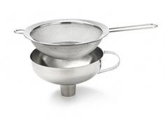 iSi Entonnoir et Passoire, Liquide Se Déverse et Simultanément Setacciali