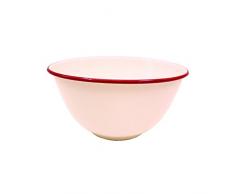 Zenker 684459 Bol Ã©maillÃ©, Blanc et Rouge, 27,5 x 27,5 x 14 cm