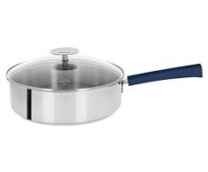 Cristel - S26MEB - Sauteuse inox 26cm + couvercle - Collection Mutine