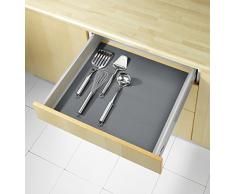 Wenko 47040100 Tapis Anti-DÃ©rapant Gris Epais 150 x 50 cm