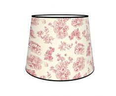 Abat-jours 7111304589504 ImprimÃ© Louise Lampadaire, Tissus/PVC, Multicolore