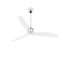 Faro Barcelona 33394 - Just Fan Ventilateur De Plafond Chrome avec Moteur DC