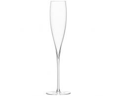 LSA International Verre de vin Savoy (Lot de 2), Claire, Champagne Flute 200ml, Clear, Set of 2