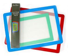 Jean-Patrique Tapis de cuisson en silicone - Lot de 3