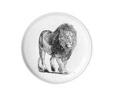 Maxwell Williams Marini Ferlazzo, noir/blanc, Porcelaine fine, 20 cm Plate