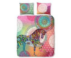 HIP Parure de Couette, Coton, Multicolore, 220x240x1 cm
