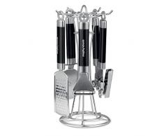 Morphy Richards Batterie de Cuisine Set de 4 pièces Accessoires Noir
