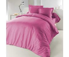 douceur dintÃ©rieur housse de couette 2 personnes 240x220cm 57 fils lina bois de rose
