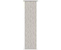 Gardinia Panneau Japonais Tissu Lavable Branchages Beige 60 x 245 cm, Polyester