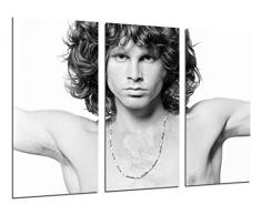 Tableau Moderne Photographique, Impression sur bois, Jim Morrison, légende de la musique, 97 x 62 cm, ref. 26498