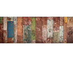 VINILIKO Vinyliko Industrial Wood Tapis en Vinyle 66x180 Multicolore