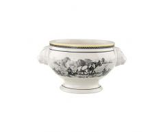 Villeroy & Boch Audun Ferme Bol Lion, 600 ml, Porcelaine Premium, Blanc/Gris