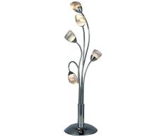 NÃ¤ve Leuchten 3126042Â A + + to a, lampe de table LEDHEAVEN, mÃ©tal, chromÃ©, 50Â x 16Â x 50Â cm