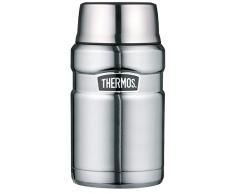 THERMOS Stainless King Récipient Alimentaire Isotherme en Acier Inoxydable, Acier Inoxydable, Acier Inoxydable Mat, 0,71 Liter
