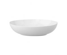 Villeroy & Boch New Cottage Basic Plat creux de service, 32 cm, Porcelaine Premium, Blanc