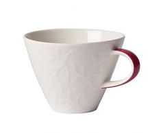 Villeroy & Boch CaffÃ¨ Club Floral Touch of Rose Tasse Ã cafÃ© au lait, 390 ml, Porcelaine Premium, Blanc/Rose