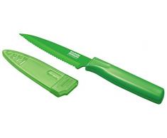 Kuhn Rikon 22740 Colori 1 Couteau à Légumes Dentelés Vert 19,5 x 3 x 1,2 cm