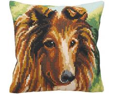 Collection DArt 5159 Lassie Kit de Coussin Gros Trous Coton Multicolore 50 x 45 x 0,1 cm