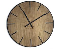 FLEXISTYLE z216-2 Horloge Murale, Noir, 60 cm