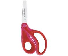 Westcott E-22001 00 Ciseaux de Bricolage Ergo Junior Softgrip, 13Â cm, Acier, Rose, 12,9 x 6,1 x 1 cm