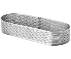 LACOR 68580 Cercle Ovale perforÃ© 7x20 h2cm, Acier Inoxydable, Gris, 20 cm