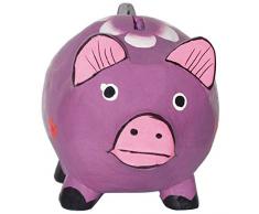 laroom Tirelire, Bois, Violet