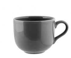 H & H 4295665 Set 6 tazzone Jumbo céramique sans soucoupe Gris CC500 ameublement Table