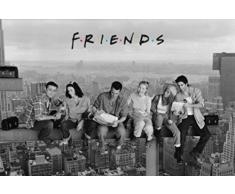 1art1 36868 Poster Friends DÃ©jeuner sur Un Gratte-Ciel 1933 I 91 X 61 cm