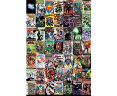 1art1 DC Comics Poster - Collection De Couvertures (91 x 61 cm)