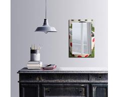 Bonamaison DÃ©coration Murale Impression sur Miroir EncadrÃ© sur Toile, Dimensions: 40 x 60 Cm - ConÃ§u et fabriquÃ© en Turquie