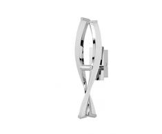 WOFI 4152.02.01.6000 Applique Murale, MÃ©tal, Integriert, 8 W, Chrom, 36.5 x 13 x 9 cm