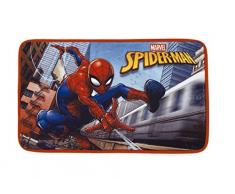 ARDITEX SM11591U Tapis pour Enfant en Fleece Antidérapant sous Licence Spiderman 45x75cm, Polyester, Multicolore, 45 x 75 cm