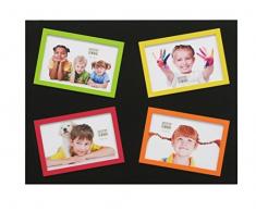 Deknudt Frames S67JK2-P4 Cadre Multi-Photo pour 4 Photos Noir 10 x 15 cm